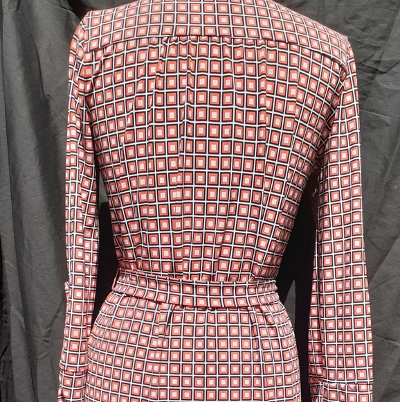 Lucky Brand Boho Printed Midi Dress Sz. M - Picture 4 of 6